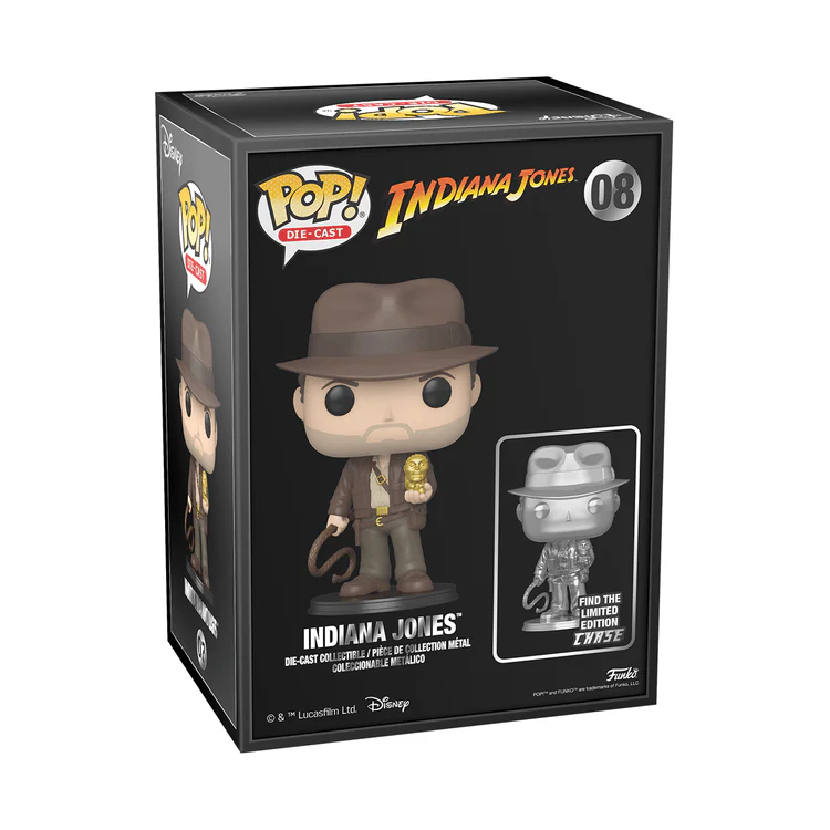 Funko POP! Die-Cast Indiana Jones with Idol - Image 4