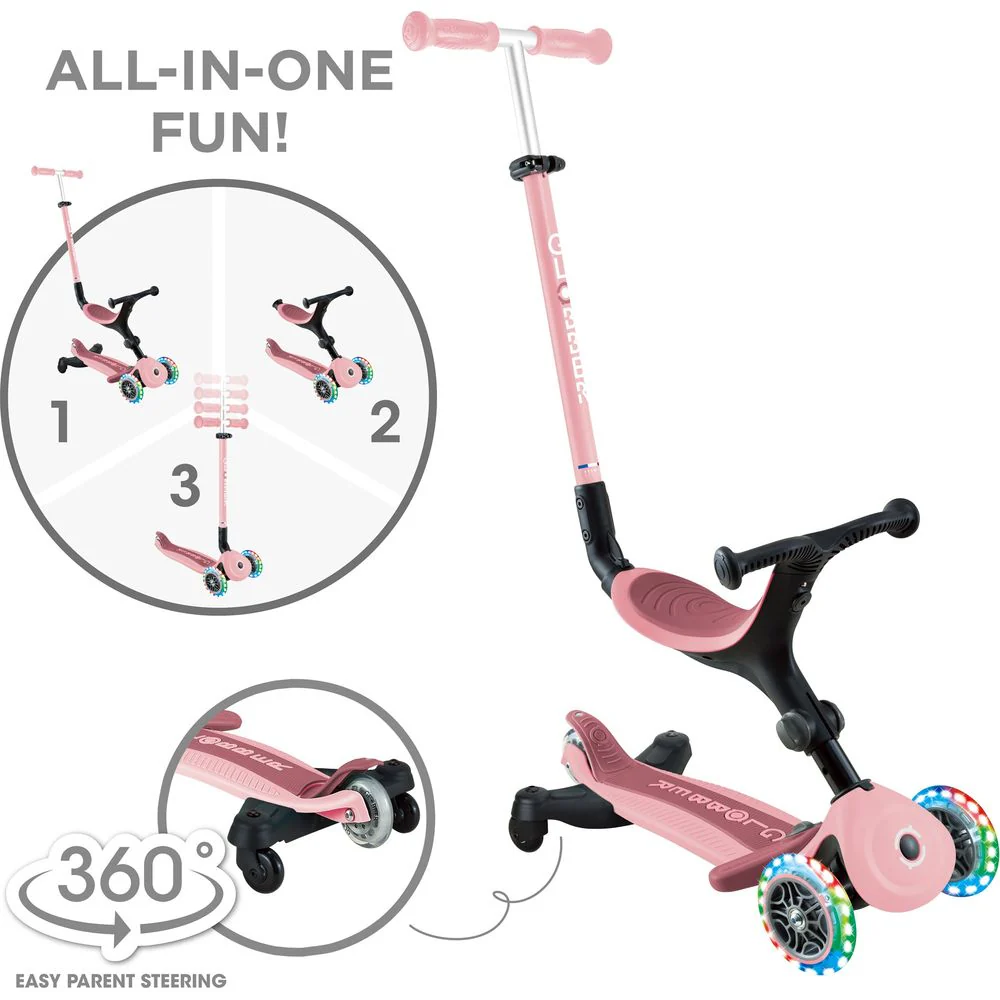 Go Up Active 360 Scooter - Pastel Pink - Image 3