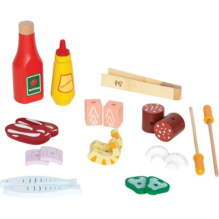 Gourmet Pretend Play Grill with Food Accessories - Image 3