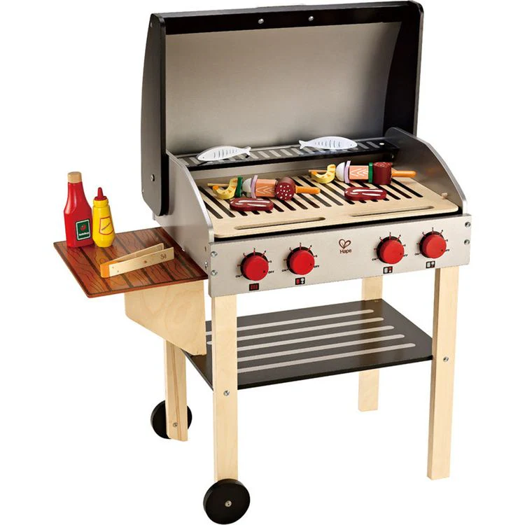 Gourmet Pretend Play Grill with Food Accessories - Image 4