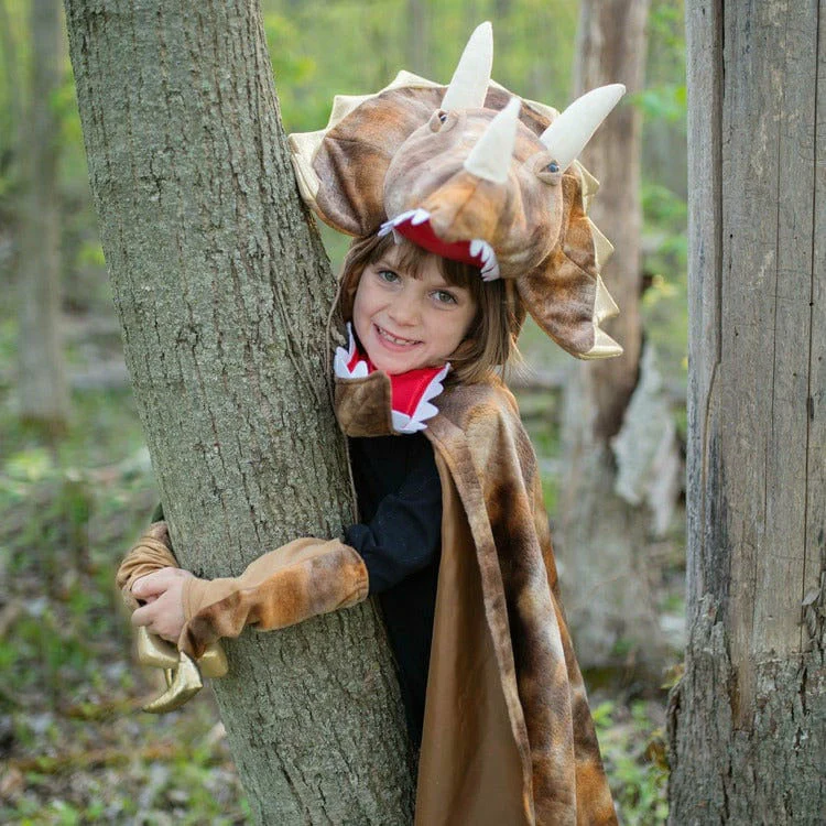 Grandasaurus Triceratops Cape with Claws - Size 4-6 Years - Image 4