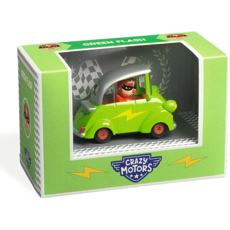 Green Flash Crazy Motors Car Toy - Image 2