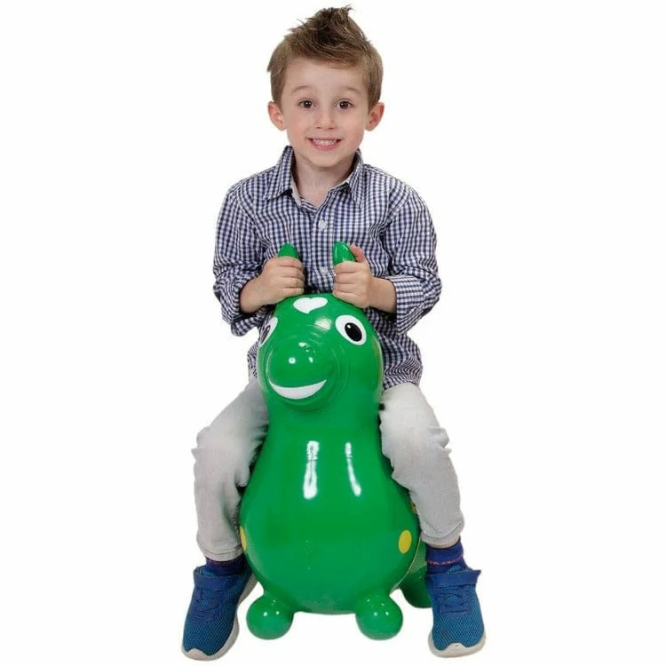 Green Rody Horse Inflatable Bouncer Ride-on - Image 2