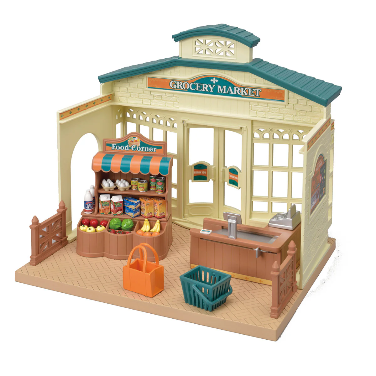 Calico Critters Grocery Market Stand Playset