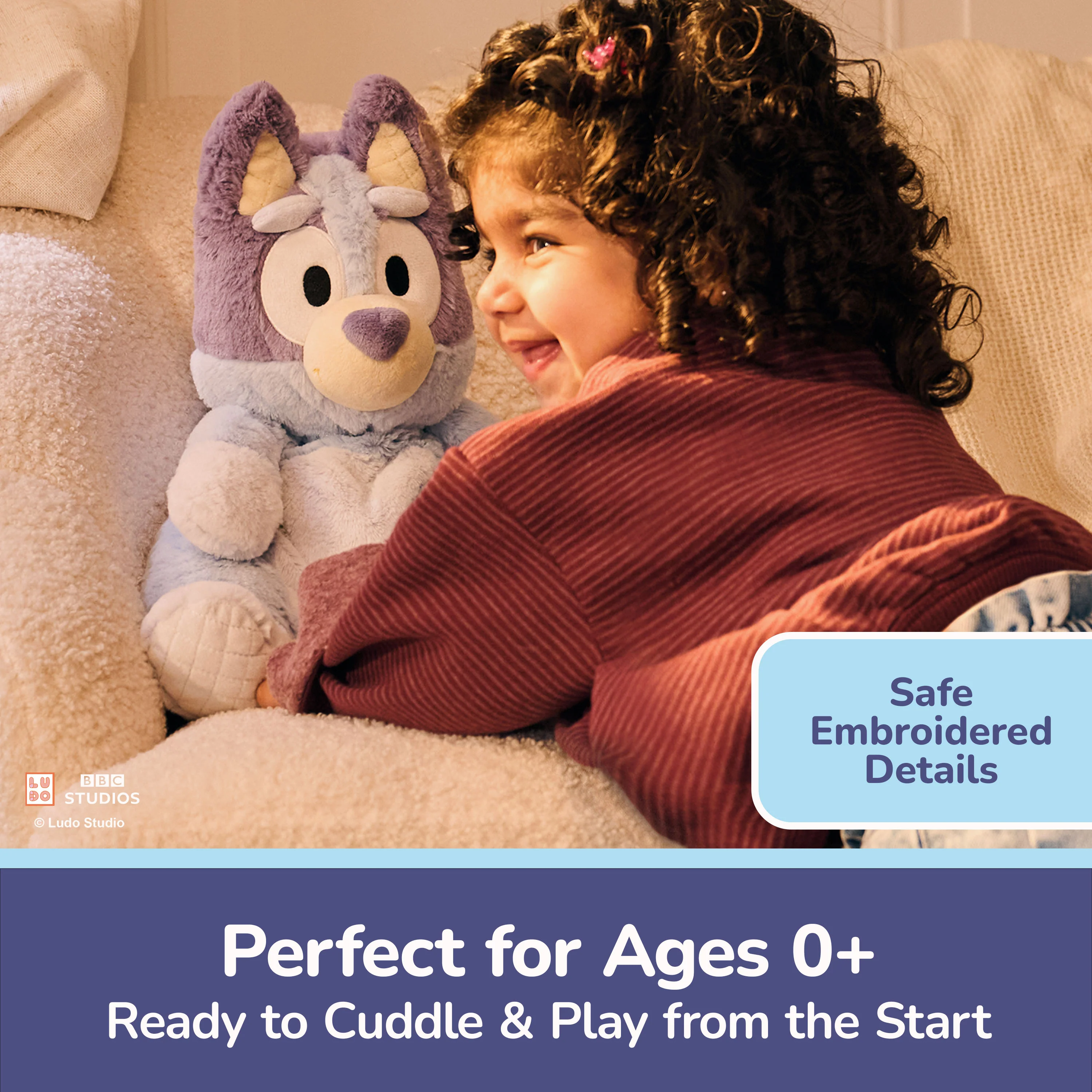 GUND Bluey Oh So Snuggly Plush - 12.5” - Image 2