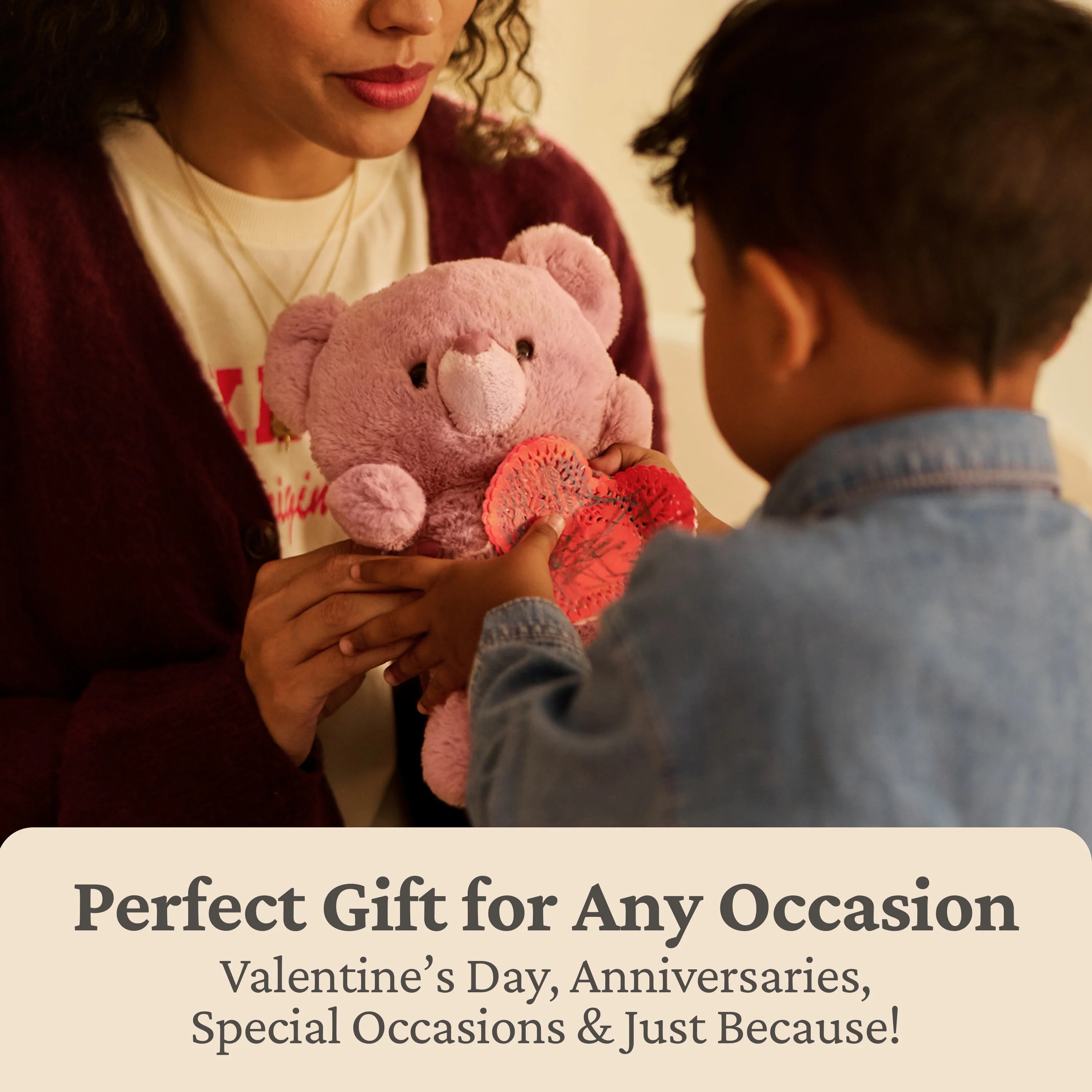 GUND Rose Kai Plush Teddy Bear - 10” - Image 3