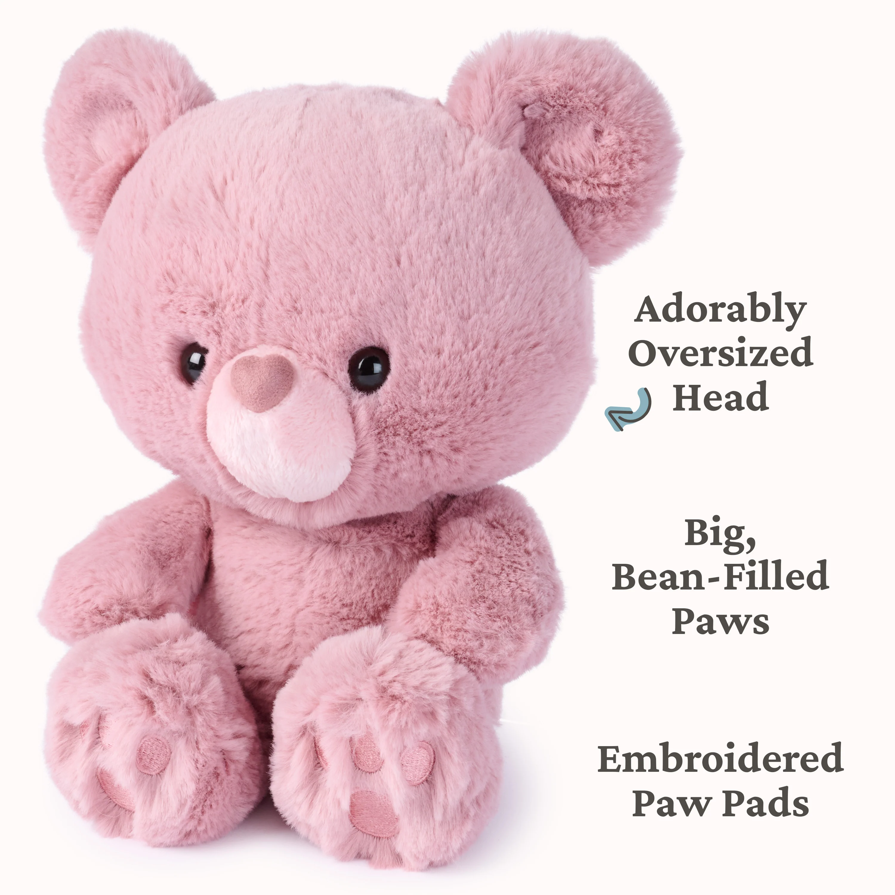 GUND Rose Kai Plush Teddy Bear - 10” - Image 4