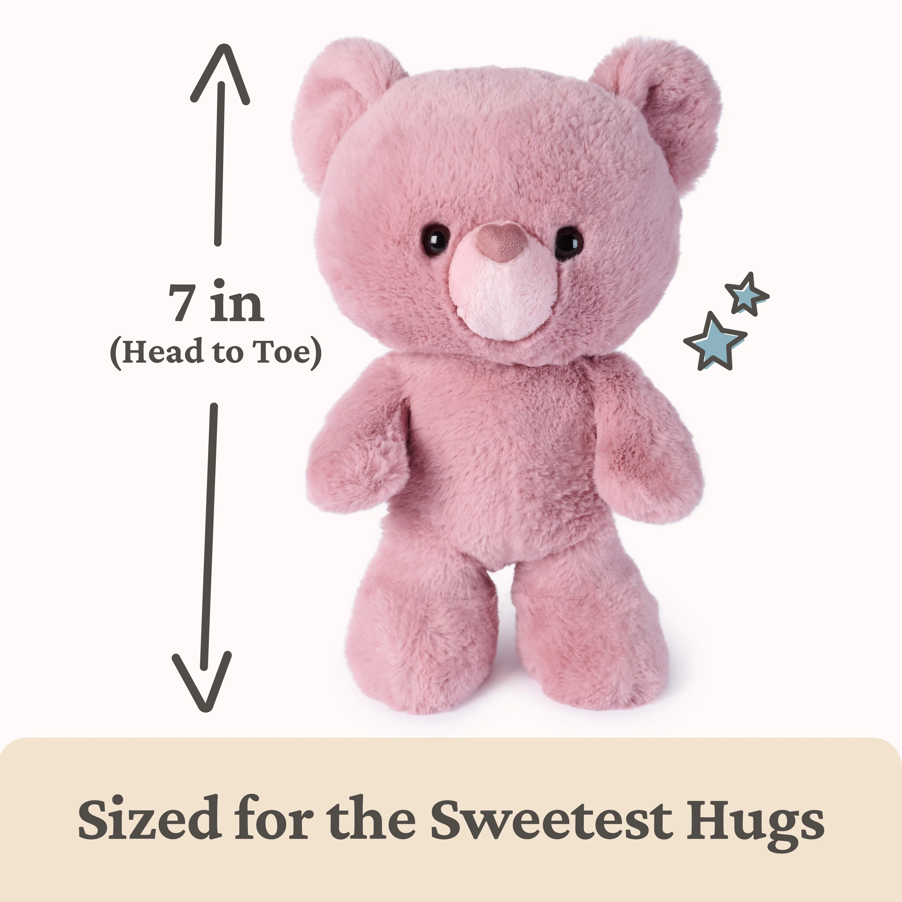 GUND Rose Kai Plush Teddy Bear - 10” - Image 6