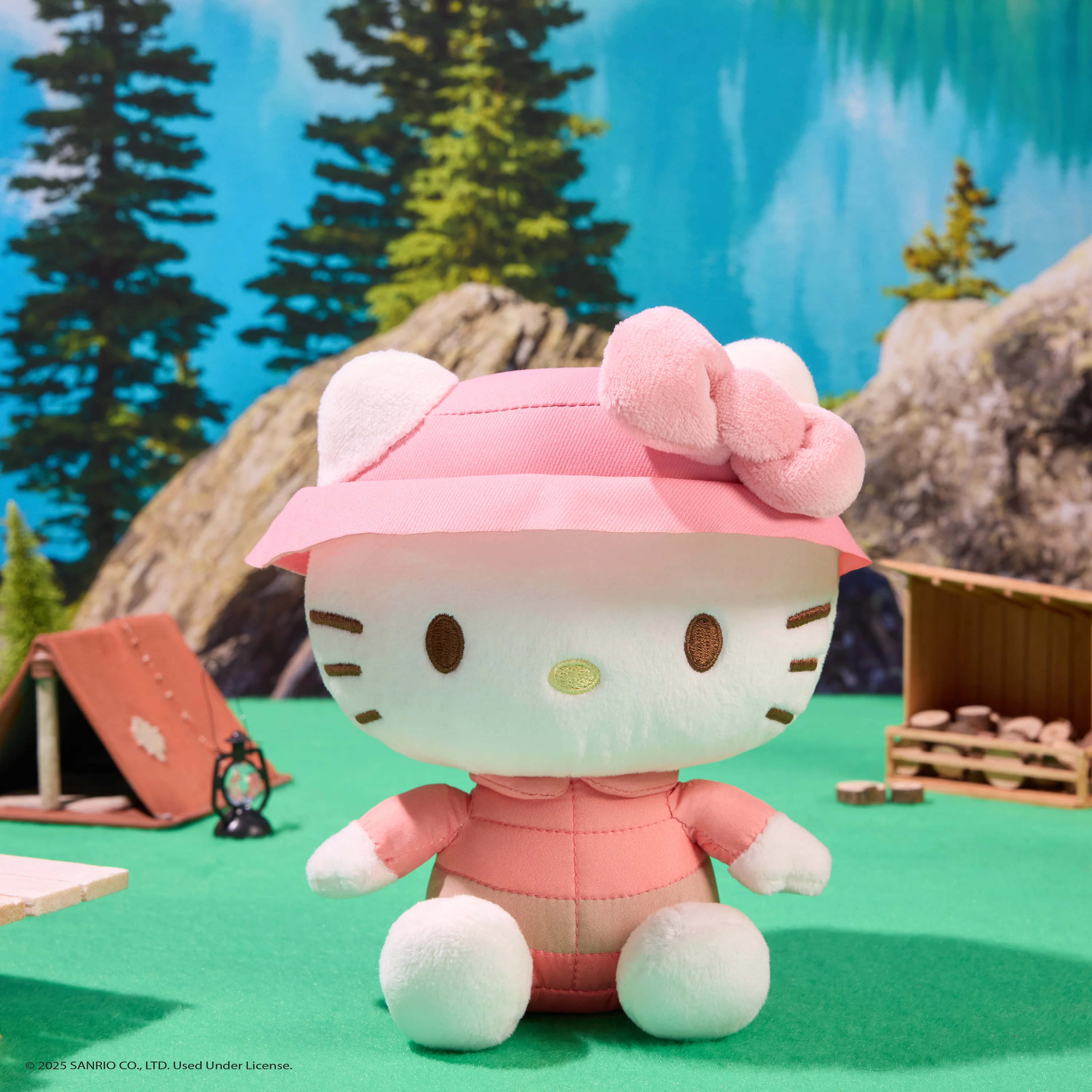 GUND Sanrio Hello Kitty Camping Plush - 6” - Image 2