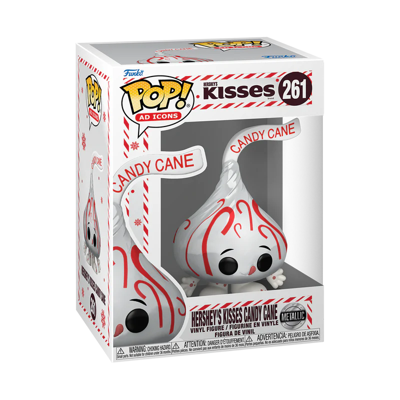 Hershey's Pop! Hershey's Kisses Candy Cane (Metallic)