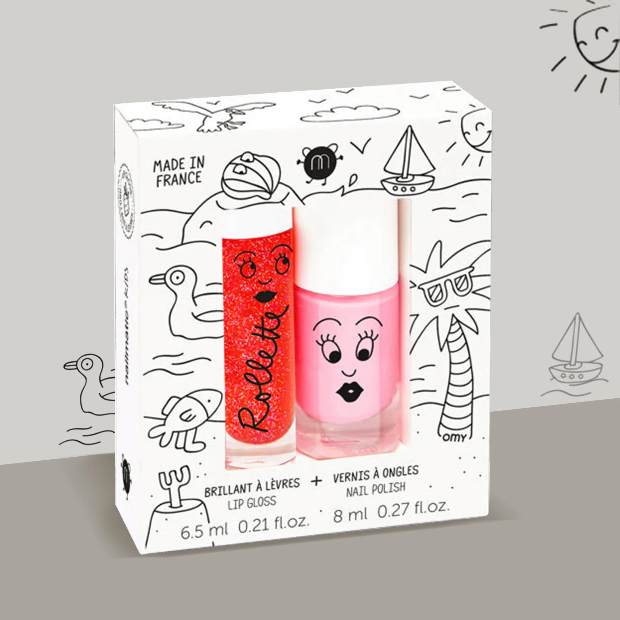 Holidays Nail Polish & Lipgloss Set - Image 2