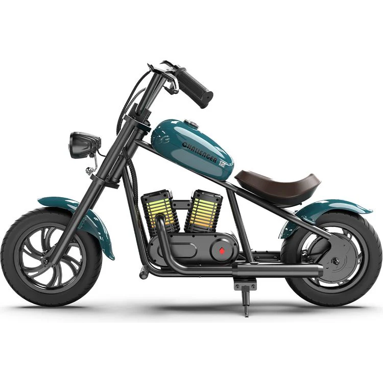 Hyper Gogo Challenger 12 Plus Kids Motorcycle - Blue - Image 2