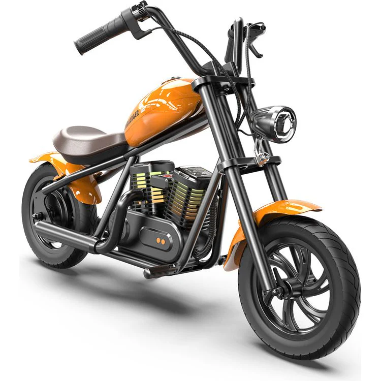 Hyper Gogo Challenger 12 Plus Kids Motorcycle - Orange - Image 6