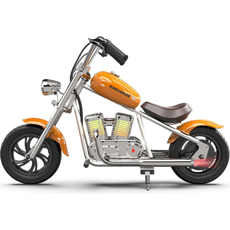 Hyper Gogo Challenger 12 Plus Kids Motorcycle with App - Orange - Image 4