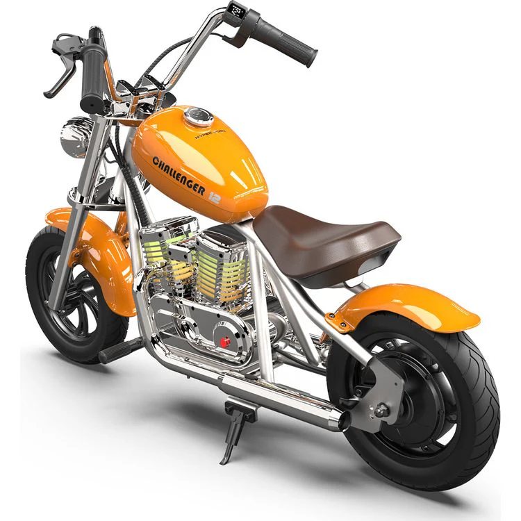 Hyper Gogo Challenger 12 Plus Kids Motorcycle with App - Orange - Image 6