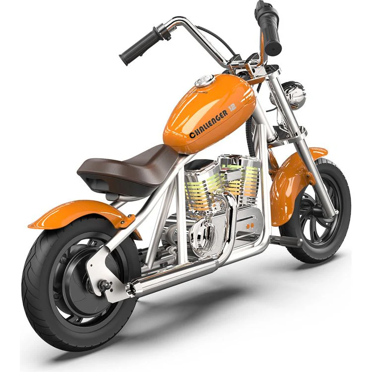 Hyper Gogo Challenger 12 Plus Kids Motorcycle with App - Orange - Image 7