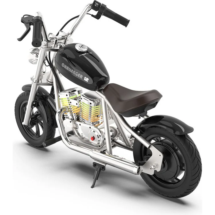 Hyper Gogo Challenger 12 Plus Kids Motorcycle with App - Black - Image 6