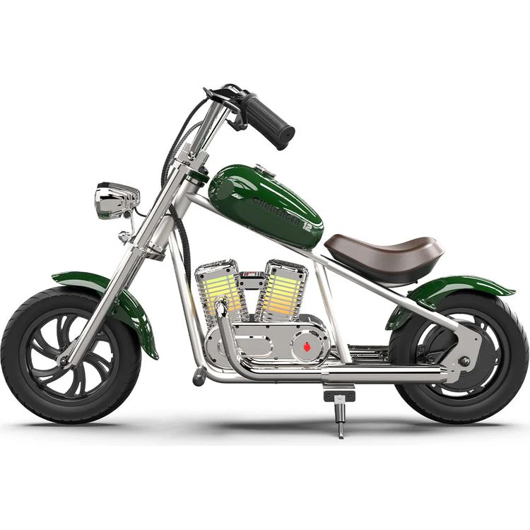Hyper Gogo Challenger 12 Plus Kids Motorcycle with App - Green - Image 2