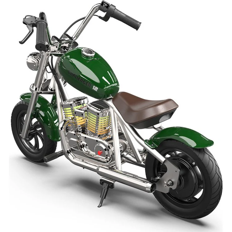 Hyper Gogo Challenger 12 Plus Kids Motorcycle with App - Green - Image 5