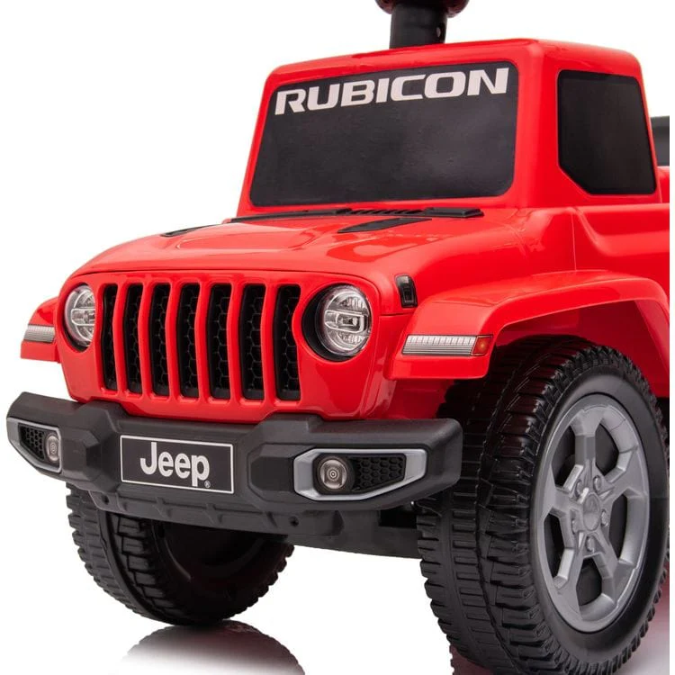 Jeep Rubicon Foot to Floor Ride On - Red - Image 3