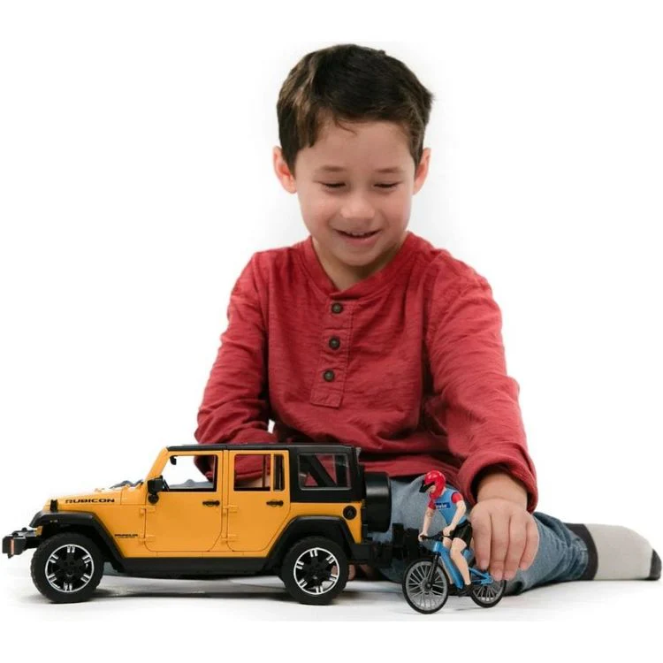 Jeep Wrangler Rubicon with Mountain Bike & Figurine - Image 2