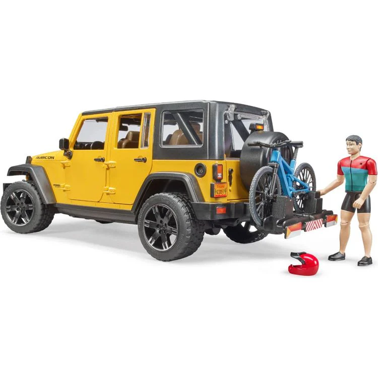 Jeep Wrangler Rubicon with Mountain Bike & Figurine - Image 3