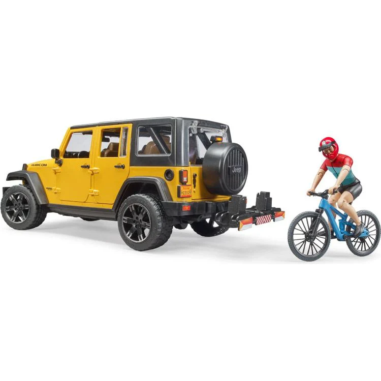 Jeep Wrangler Rubicon with Mountain Bike & Figurine - Image 4