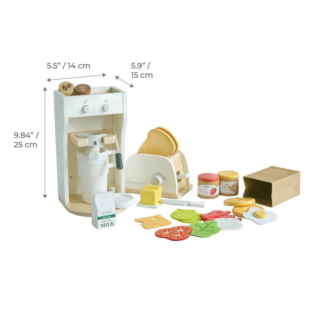 Jolly Pals Wooden Bakery Stand with 12 Pastry Pieces - Image 7