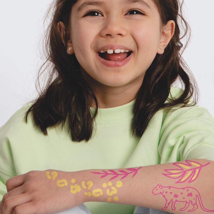 Jungle Tattoo Pen Set for Kids - Image 2