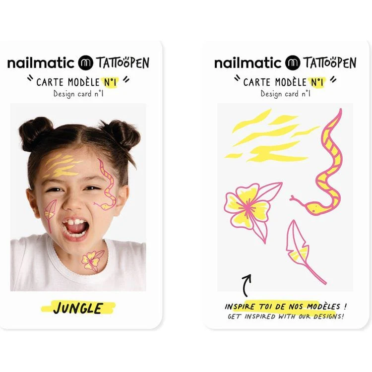 Jungle Tattoo Pen Set for Kids - Image 4