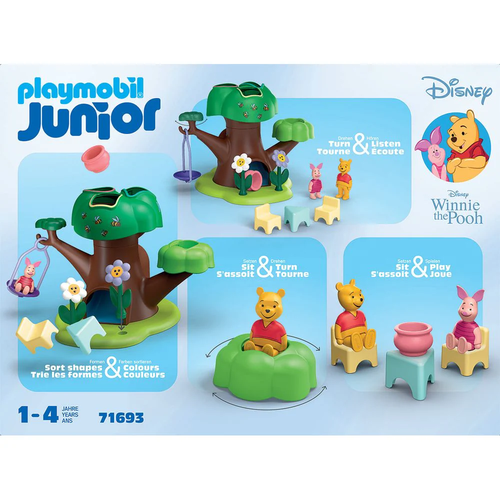 Playmobil Junior & Disney: Winnie the Pooh's & Piglet's Tree House Playset - Image 6