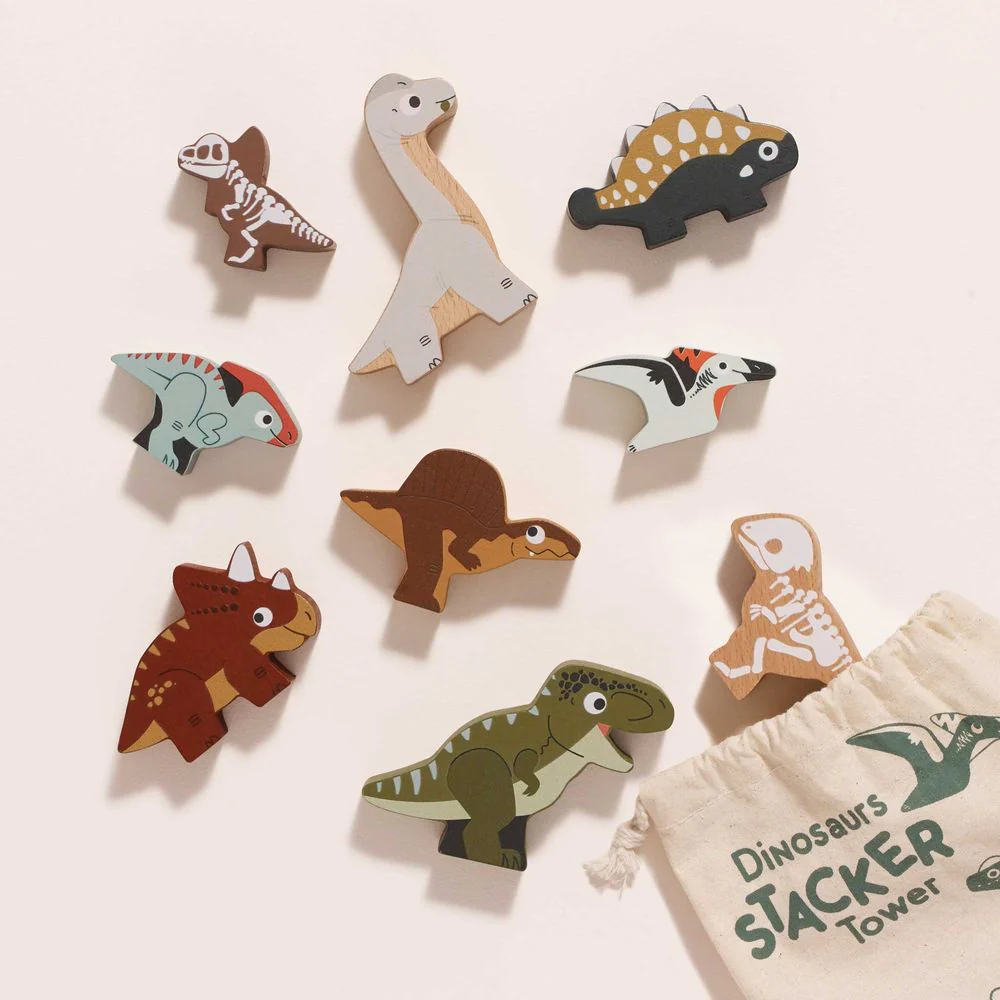 Jurassic Stacking Dinosaurs & Bag - Image 4
