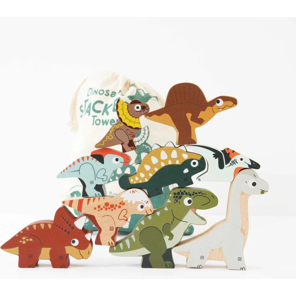 Jurassic Stacking Dinosaurs & Bag - Image 5