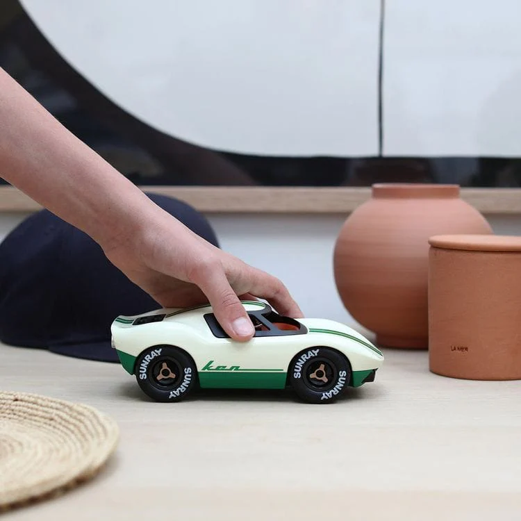 Ken Cline Toy Car - White - Image 2