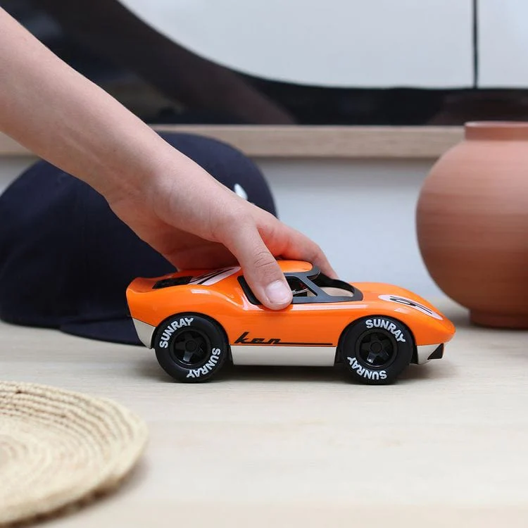 Ken Gibson Toy Car - Orange - Image 2