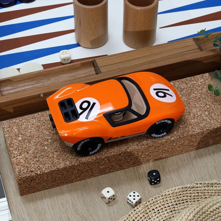 Ken Gibson Toy Car - Orange - Image 3