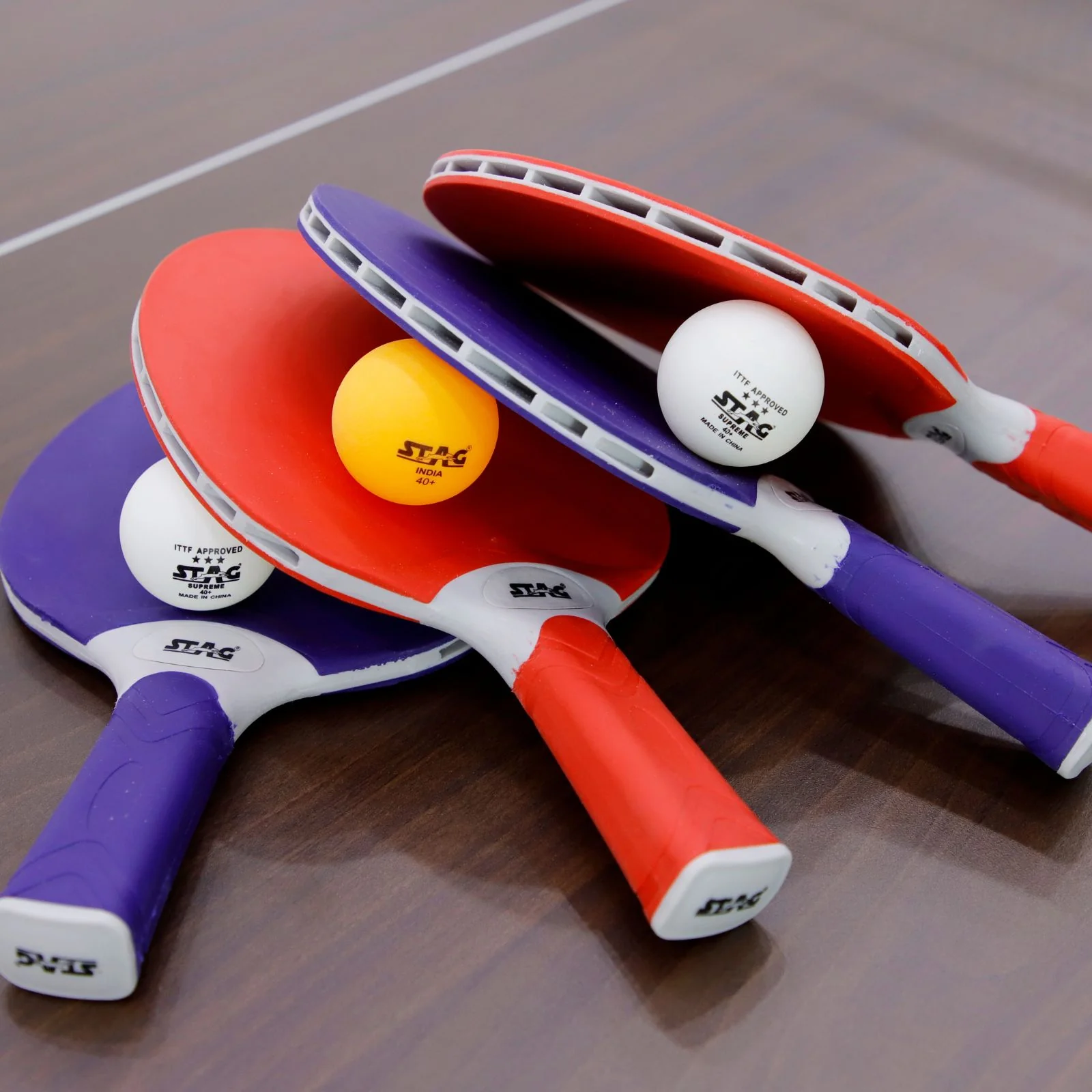Kona Outdoor Table Tennis 4-Player Bundle with Cover - Image 3