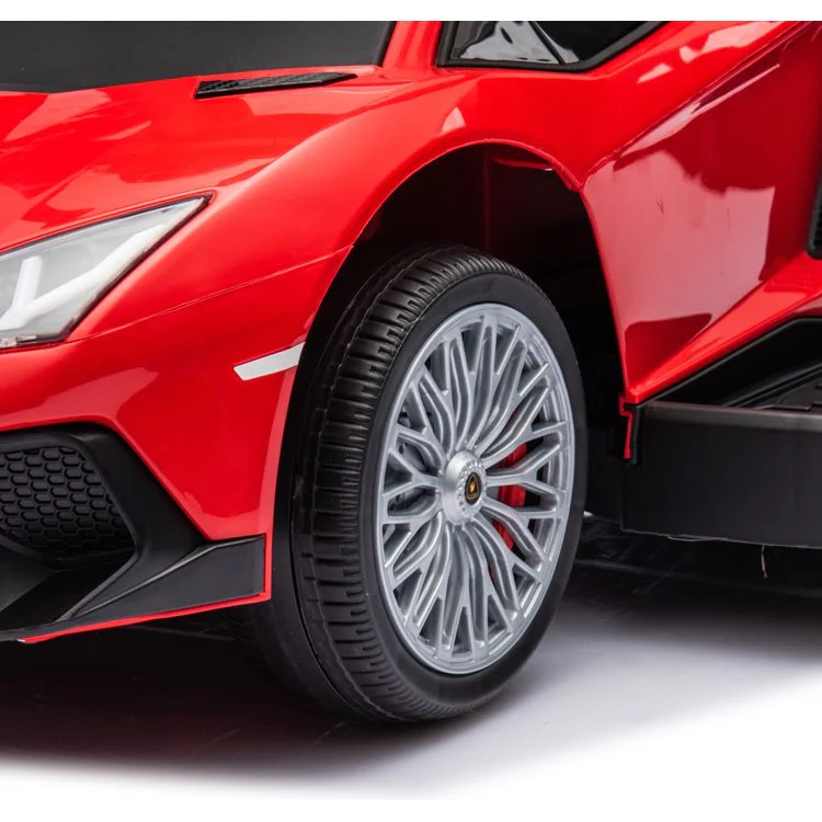 Lamborghini 3-in-1 Push Ride On Toy Car - Red - Image 6