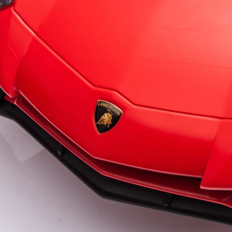 Lamborghini 3-in-1 Push Ride On Toy Car - Red - Image 9
