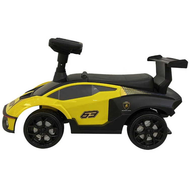 Lamborghini SCV Push Car - Yellow - Image 2