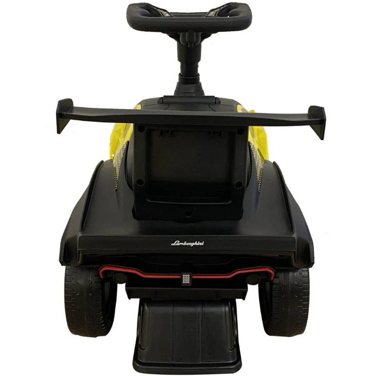 Lamborghini SCV Push Car - Yellow - Image 4