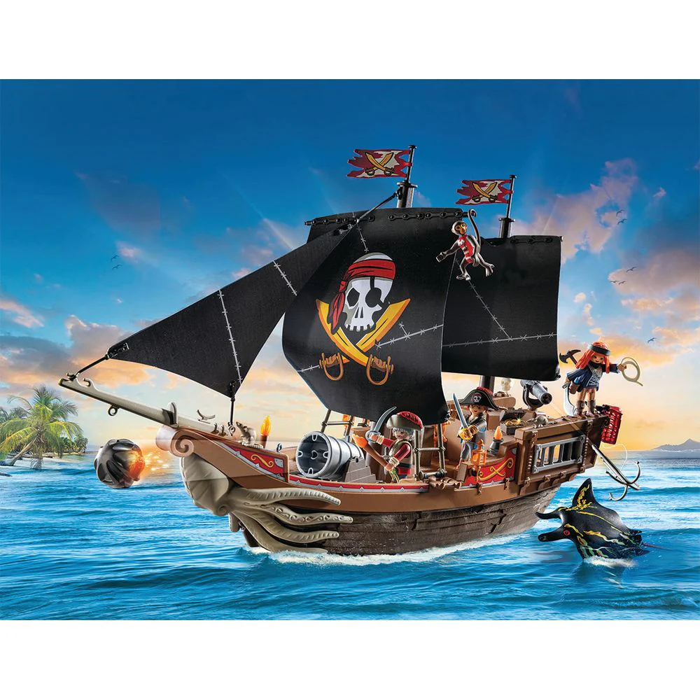 Large Pirate Ship Playset - Image 4