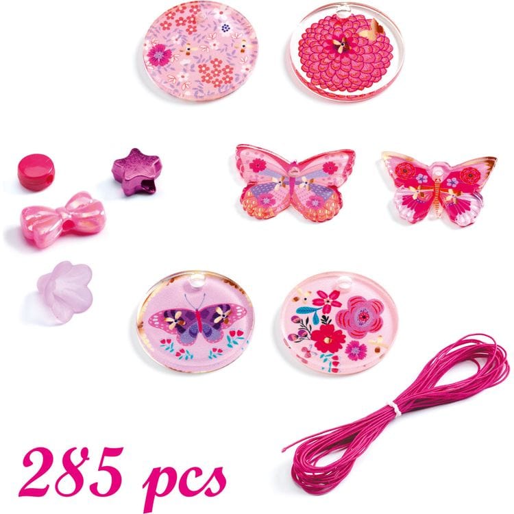 Le Grand Artist Jewelry Making Bead Kit - Butterfly & Heart - Image 2