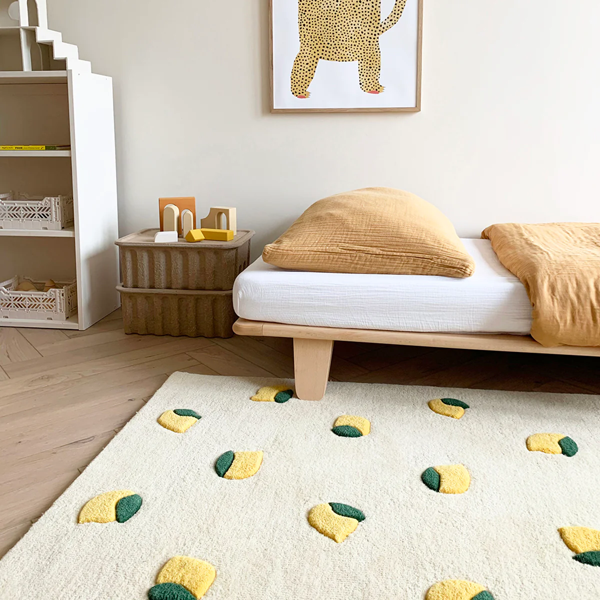 Lemons Rug - Cream & Yellow - Image 2