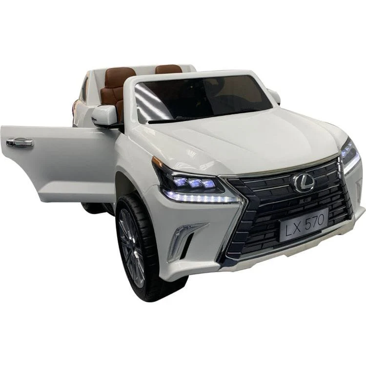 Lexus LX-570 Ride-On Car - White - Image 3
