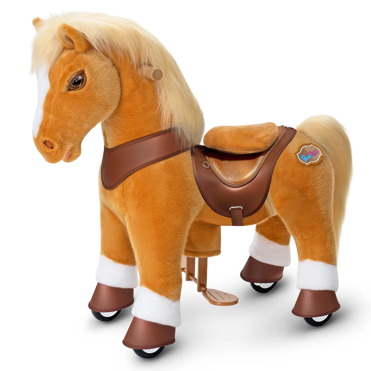 Light Brown Horse Model Y Ride on Toy - Age 3-4 Years