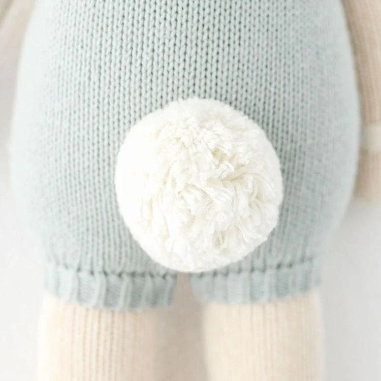 Little 13" Henry the Bunny Hand-Knit Doll - Image 4