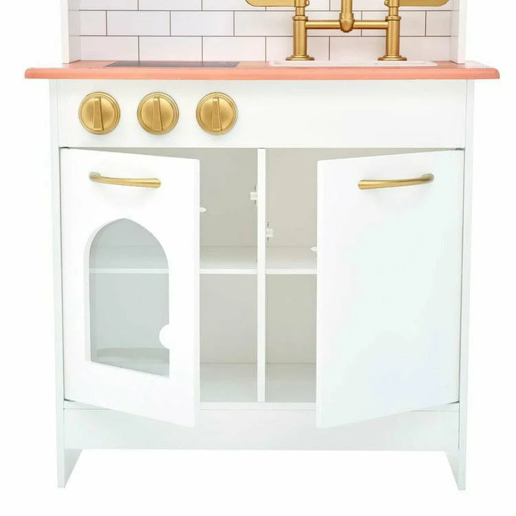 Little Chef Boston Classic Play Kitchen & Cookware - White - Image 6