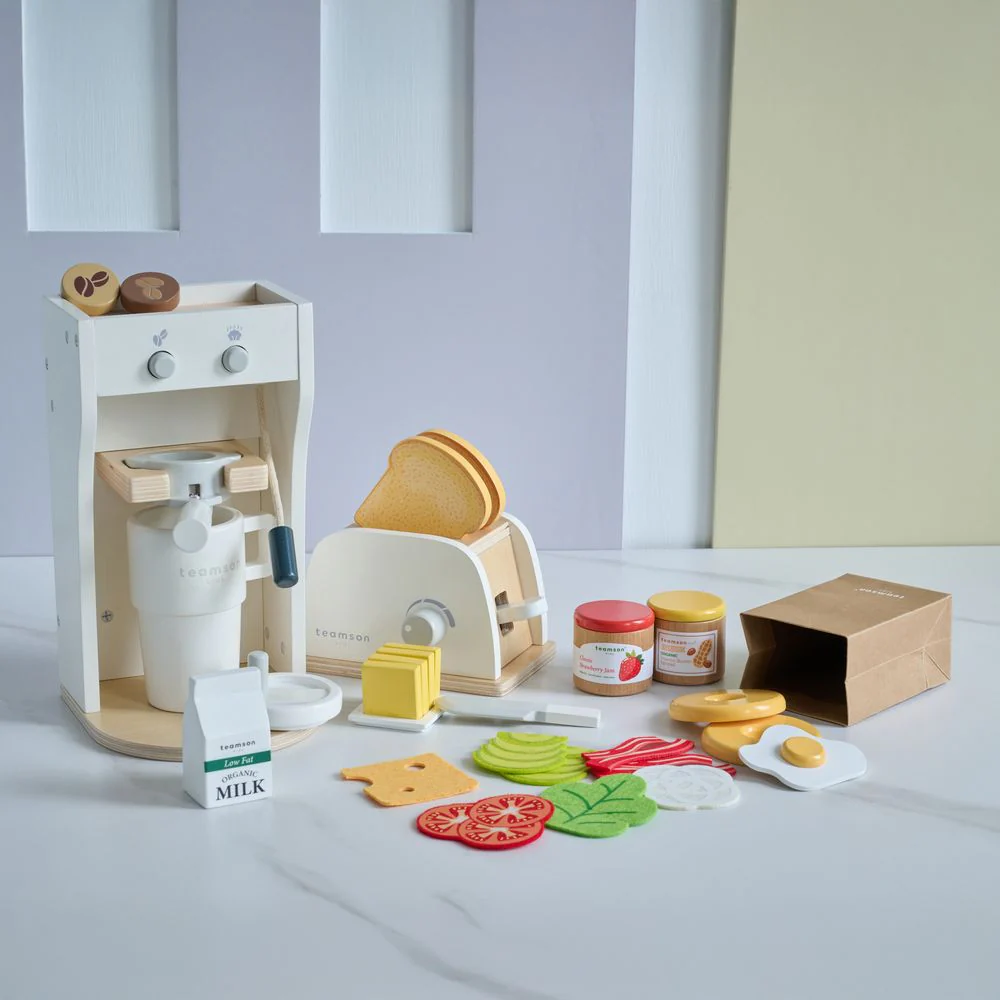 Little Chef Santa Barbara Wooden Healthy Breakfast to Go - Image 4