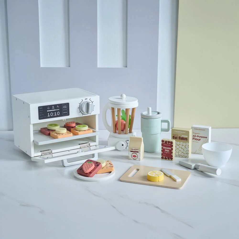 Little Chef Santa Barbara Wooden Healthy Dessert Set with 27 Accessories - Image 6